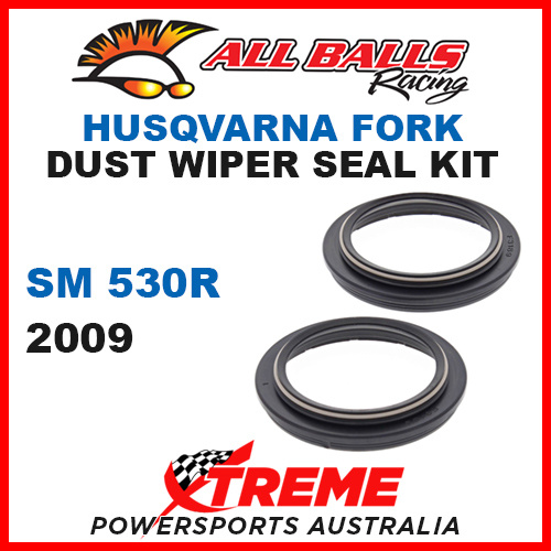 All Balls 57-140 Husqvarna SM530R SM 530R 2009 Fork Dust Wiper Seal Kit