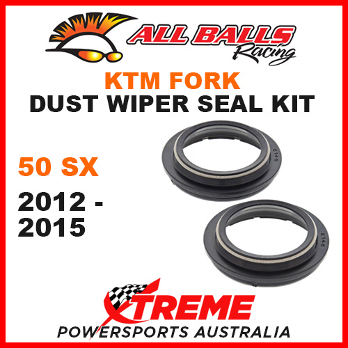All Balls 57-146 KTM 50SX 50 SX 2012-2015 Fork Dust Wiper Seal Kit