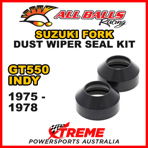 All Balls 57-154 For Suzuki GT550 Indy 1975-1978 Fork Dust Wiper Seal Kit 