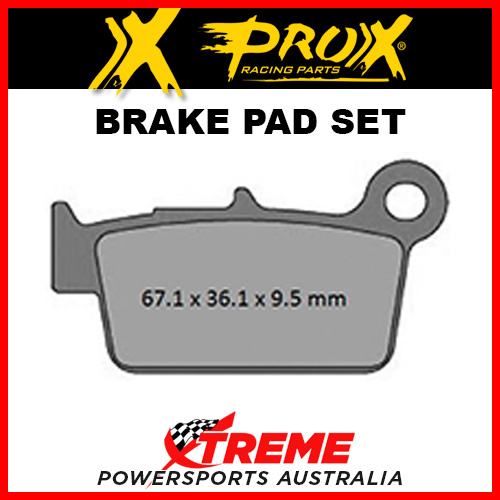 Pro-X 201302 Yamaha YZ250 X 2016-2018 Sintered Rear Brake Pad