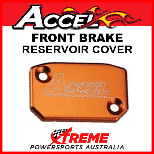Accel KTM 250 EXC-F 2007-2016 Orange Front Brake Reservoir Cover 64.FBC-03 