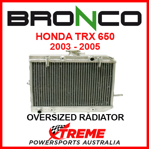 Psychic/Bronco HONDA TRX650 TRX 650 2003-2005 Core 111mm OVERSIZED Single Aluminium Radiator