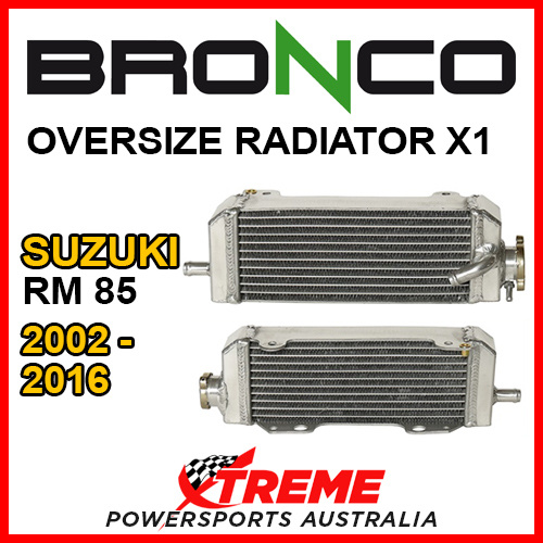 Psychic/Bronco For Suzuki RM85 RM 85 2002-2016 OVERSIZED Dual Radiator