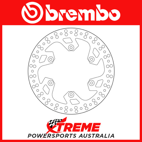 Yamaha YZ 125 2002-2014 Fixed Rear Brake Disc Rotor Brembo 68B40790