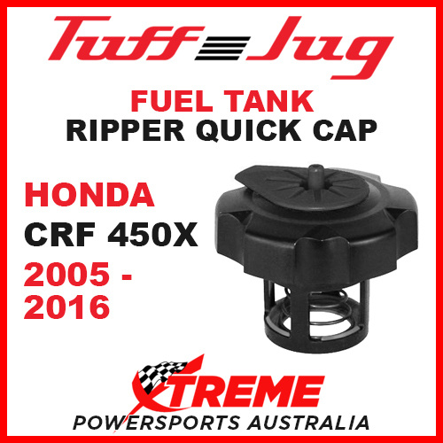 Honda CRF450X CRF 450X 2005-2016 Fuel Gas Tank Tuff Jug Quick Cap Black