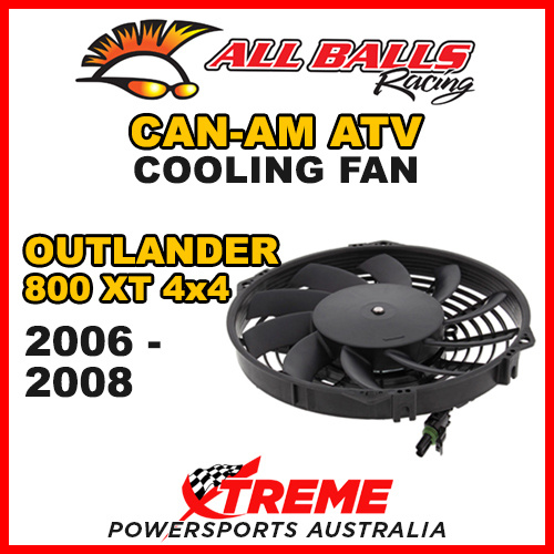 ALL BALLS 70-1003 ATV CAN-AM OUTLANDER 800 XT 4X4 2006-2008 COOLING FAN ASSEMBLY