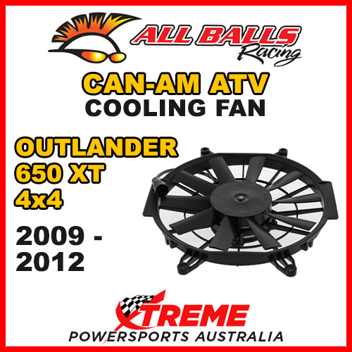 ALL BALLS 70-1017 ATV CAN-AM OUTLANDER 650 XT 4X4 2009-2012 COOLING FAN ASSEMBLY