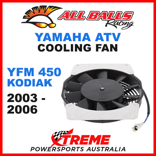 ALL BALLS 70-1028 ATV YAMAHA YFM450 KODIAK 2003-2006 COOLING FAN ASSEMBLY