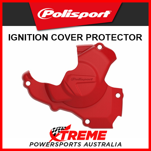 Honda CRF450R 2011-2016 Polisport Ignition Cover Protector Guard Red 8461200002
