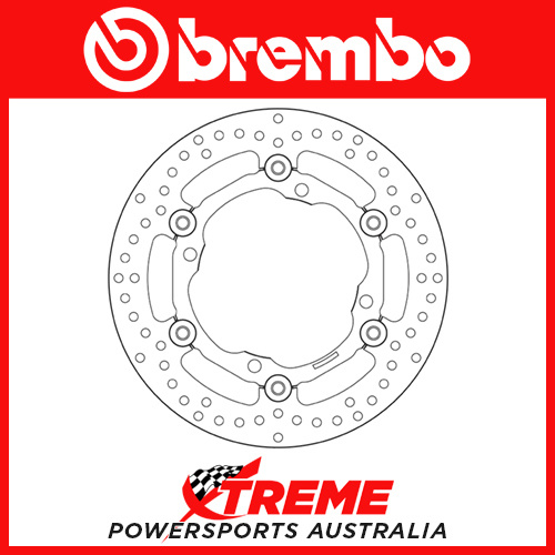 For Suzuki RMZ250 2007 and up Floating Front Brake Disc Rotor Brembo 78B40812