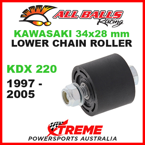79-5001 Kawasaki KDX220 1997-2005 34x28mm Lower Chain Roller w/ Inner Bearing