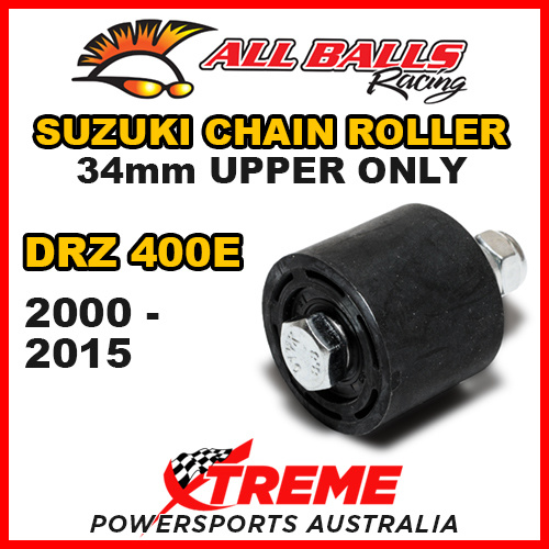 34mm Upper Chain Roller Kit For Suzuki DRZ400E DRZ 400E DR-Z400E 2000-2015, All Balls 79-5001