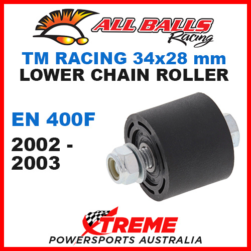 79-5001 TM Racing EN400F EN 400F 2002-2003 34mm Lower Chain Roller Kit w/ Inner Bearing