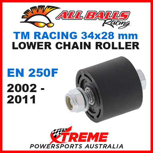 79-5001 TM Racing EN250F EN 250F 2002-2011 34mm Lower Chain Roller Kit w/ Inner Bearing