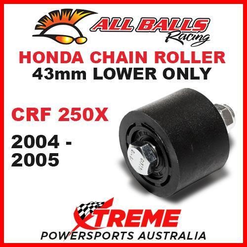 MX 43mm Lower Chain Roller Kit Honda CRF250X CRF 250X 2004-2005 Dirt Bike, All Balls 79-5007