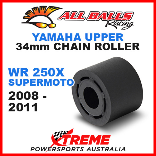 ALL BALLS 79-5009 MX UPPER CHAIN ROLLER 34mm YAMAHA WR250X WR 250X 2008-2011