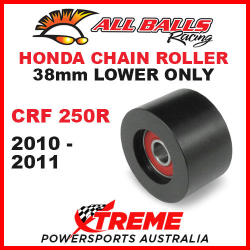 MX 38mm Lower Chain Roller Kit Honda CRF250R CRF 250R 2010-2011 Dirt Bike, All Balls 79-5014