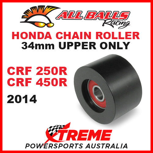 MX 34mm Upper Chain Roller Kit Honda CRF250R CRF450R CRF 250R 450R 2014, All Balls 79-5015