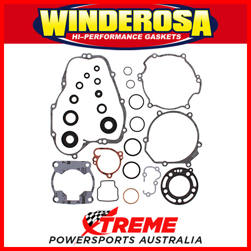 Winderosa 811414 Kawasaki KX85 KX 85 Big Wheel 01-06 Complete Gasket Set & Oil Seals
