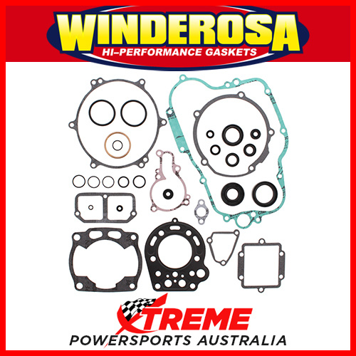 Winderosa 811423 Kawasaki KX125 KX 125 1990-1991 Complete Gasket Set & Oil Seals