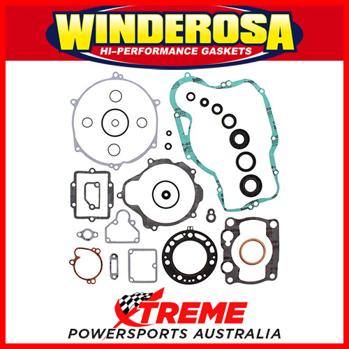 Winderosa 811464 Kawasaki KX250 KX 250 2004 Complete Gasket Set & Oil Seals