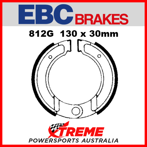 EBC Rear Grooved Brake Shoe KTM 125 Up to 1984 812G