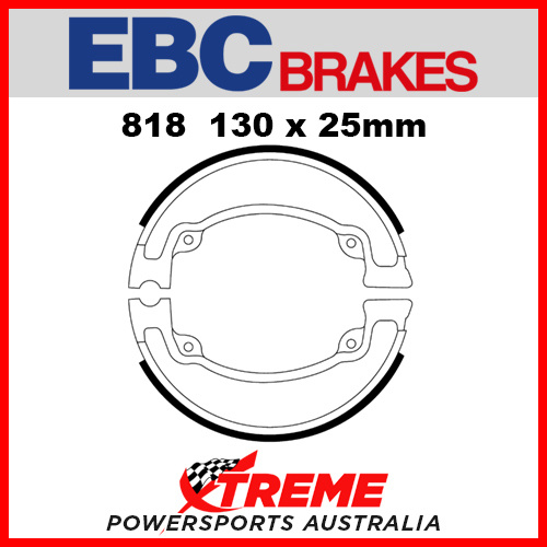 EBC Rear Brake Shoe Kymco Agility 50 R16 2T 2008-2015 818