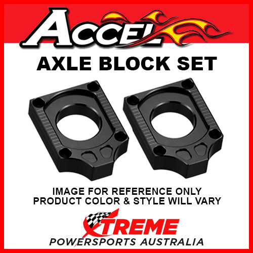 Accel 87.AB-03 KAWASAKI KX125 2003-2008 GREEN MX AXLE BLOCkS