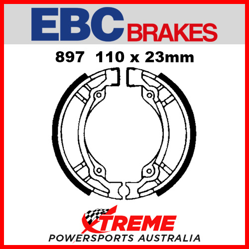 EBC Rear Brake Shoe Hyosung Grand Prix 125 1999-2004 897