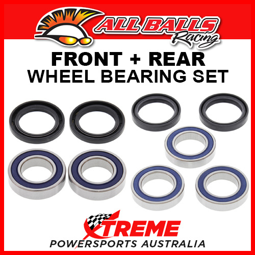 All Balls For Suzuki RM-Z250 RMZ250 2004-2006 Front, Rear Wheel Bearing Set