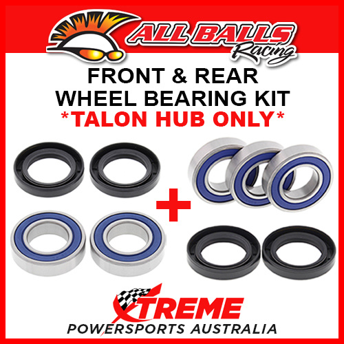 All Balls Honda CRF250R 2004-2009 Talon Hub Only, Front/Rear Wheel Bearings