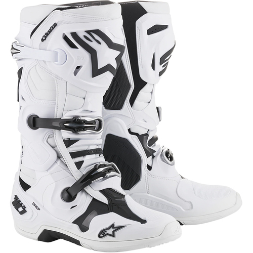 Alpinestars Tech 10 Adult Boots MX White Size 13