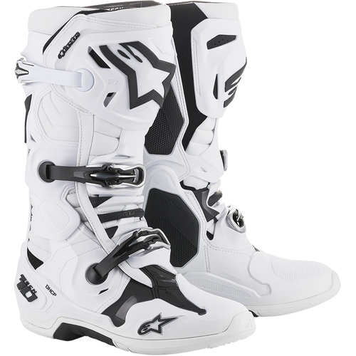 Alpinestars Tech 10 Adult Boots MX White Size 12