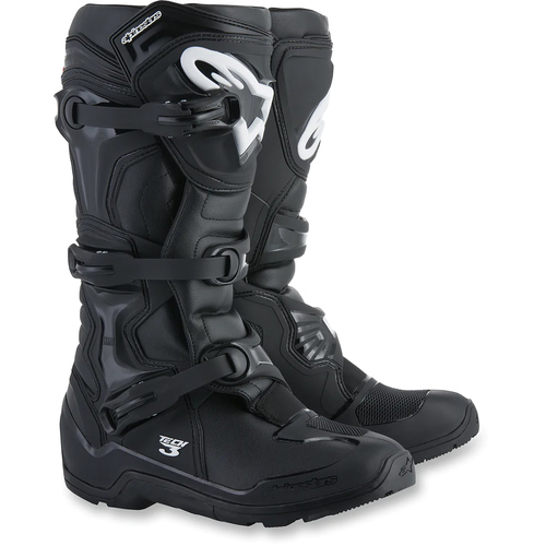 Alpinestars Tech 3 Enduro Adult Boots MX Black Sizes 8