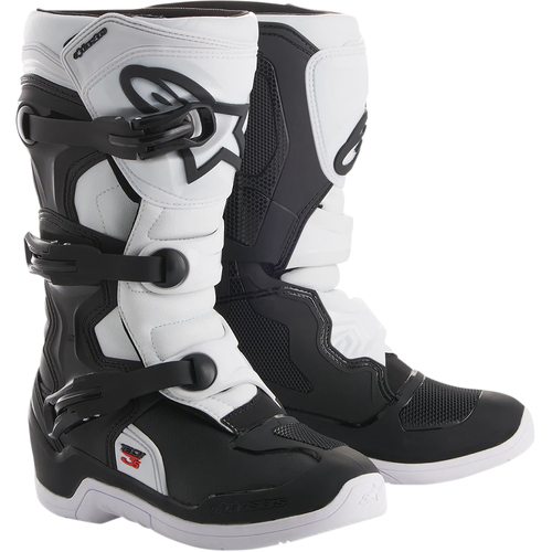 Alpinestars Tech 3S Youth Boots MX Black/White Size 7