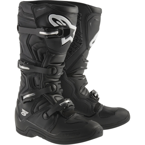 Alpinestars Tech 5 Adult Boots MX Black Size 9