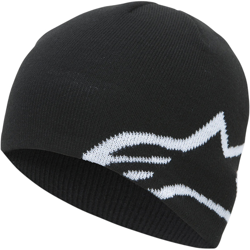 Alpinestars Corp Beanie Black w/ White Logo One Size
