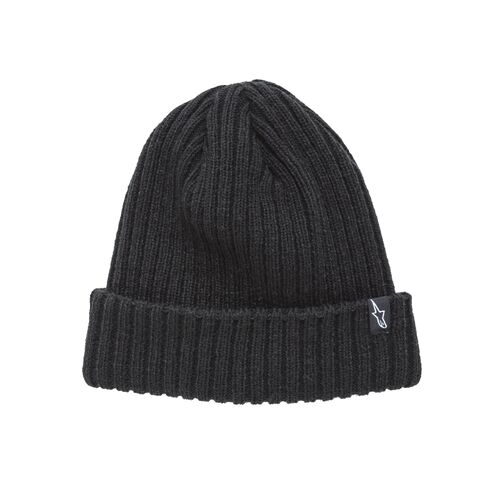 Alpinestars Receiving Beanie Sweater Knit Rib Stitch Black One Size