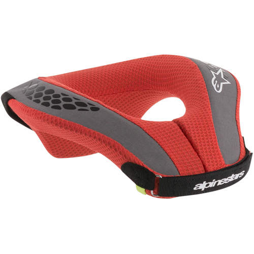 Alpinestars Sequence Youth Neck Roll Black/Red, Size Large/XL
