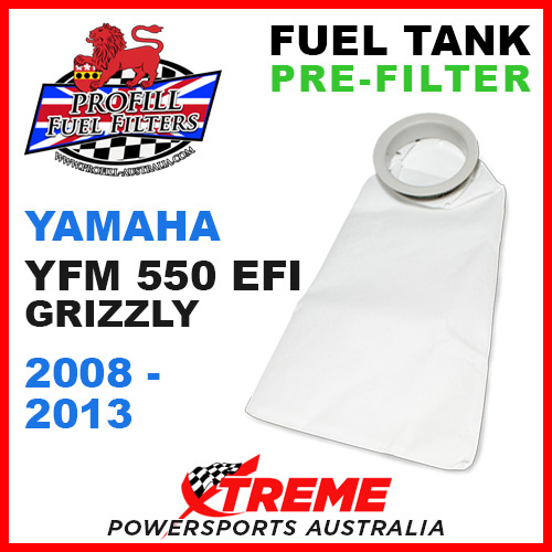 PROFILL MX ATV YAMAHA FUEL TANK PRE-FILTER YFM550 YFM 550 EFI GRIZZLY 2008-2013