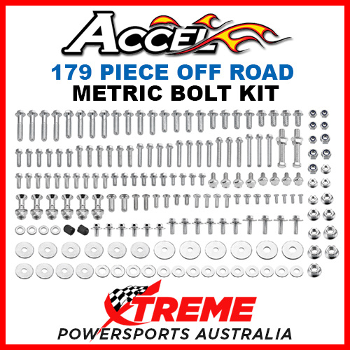 179 Piece Metric Japanese Complete Factory Bolt & Fastener Hardware Kit Accel