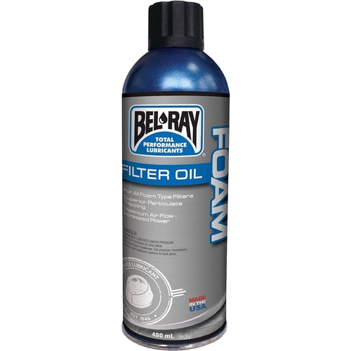 Belray Motorcycle Air Filter Foam Filter Oil Spray 400ml Aerosol