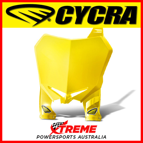 For Suzuki RMZ250 2008-2017 Cycra Yellow Stadium Number Plate Front CY0702-55