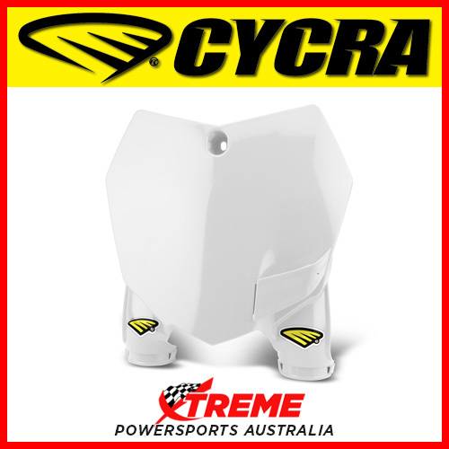 KTM SX 125-450 2013-2015 Cycra White Stadium Number Plate Front CY0802-42