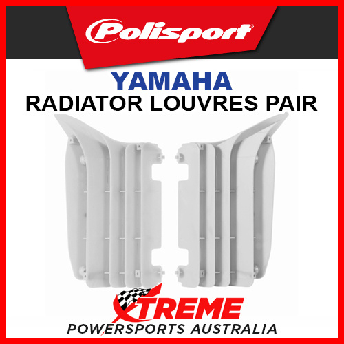 Polisport Yamaha YZ250F YZF250 2010-2013 Radiator Louvres Covers White suits OEM