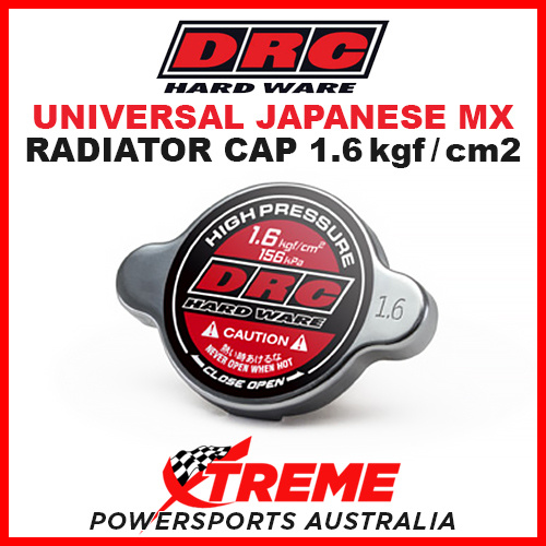 DRC MX UNIVERSAL RADIATOR CAP 1.6 BAR HIGH PRESSURE JAPANESE DIRT BIKE MOTOCROSS D47-31-016