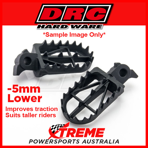 50mm Wide Foot Pegs -5mm Lower KTM 1090ADVENTURE R 2017, DRC D48-02-410