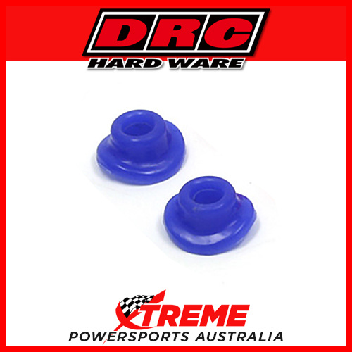 Dirt Bike Wheel Air Valve Mud Guards Pair Blue Moto Tyre Tire MX