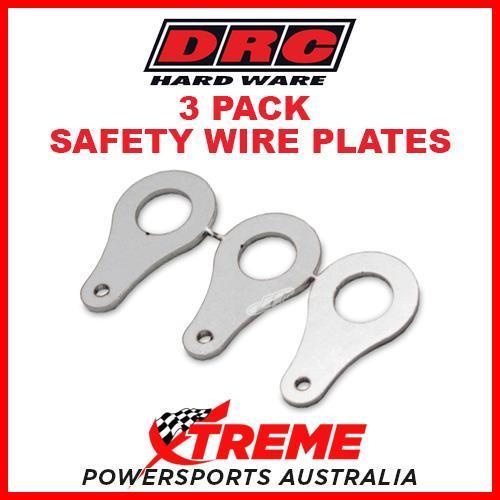DRC MX 3-PIECE FILLER DRAIN BOLT SAFETY LOCK WIRE PLATE TABS DIRT BIKE MOTOCROSS D58-20-111