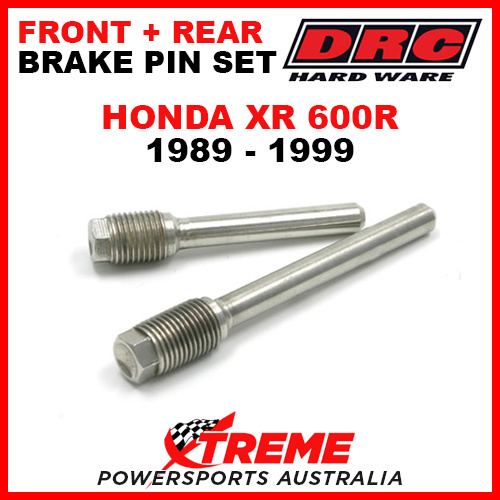 DRC Honda XR600R XR 600R 1989-1999 Front Rear Stainless Brake Pin Set D58-33-201